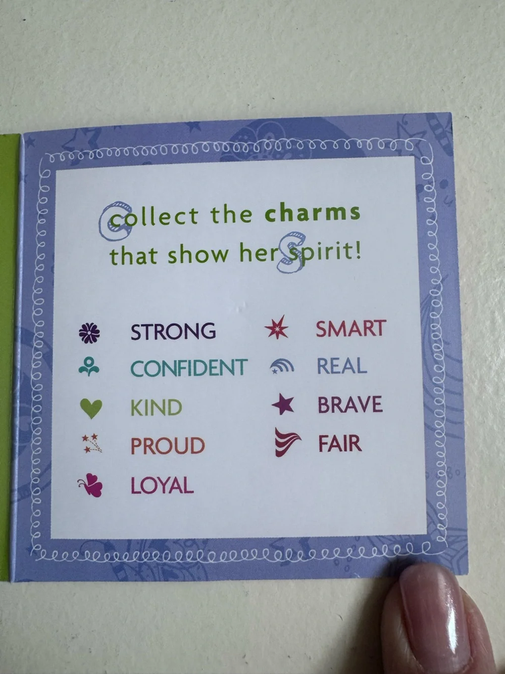 American Girl Bright Pink Proud and Smart Charm Pack Duo